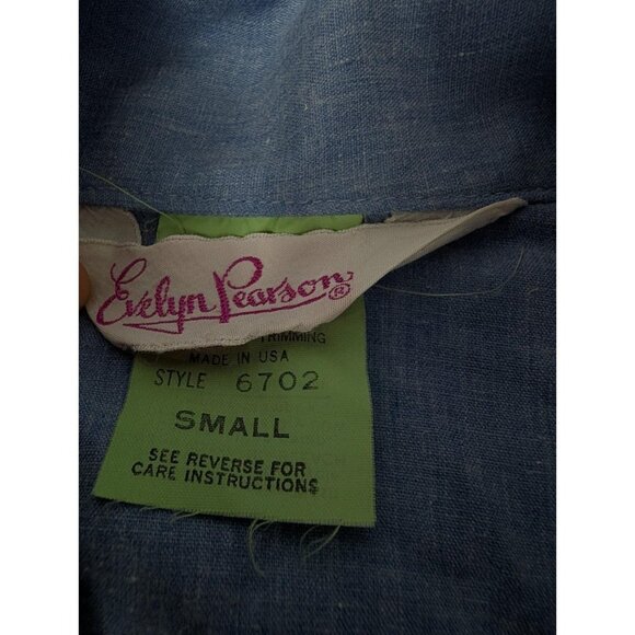 Vtg Evelyn Pearson Jumpsuit Size Small Romper Country 70s 80s Country Glam Disco - Picture 7 of 16